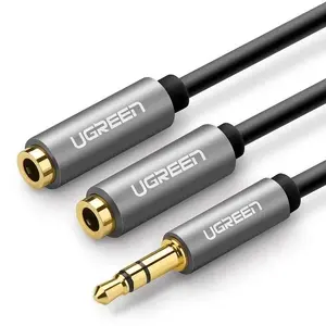 UGREEN 3.5mm Aux Stereo Audio Splitter Cable 20 cm, Black