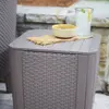 Keter Luzon Flat Wicker dārza galds un kaste Photo 2