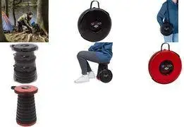 Telescope Stool WEDO NXT PP 2124201 — lightweight portable telescopic stool in plastic, adjustable 10-step