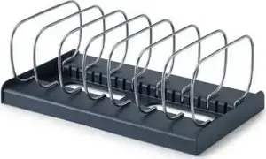 Baking Tray Organizer joseph joseph 851689, grey compact design for vertical storage