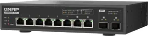 QNAP QSW-L3208-2C6T Managed L2 Network Switch with 6 RJ-45 10G Ports and 2 Combo Ports Desktop Black