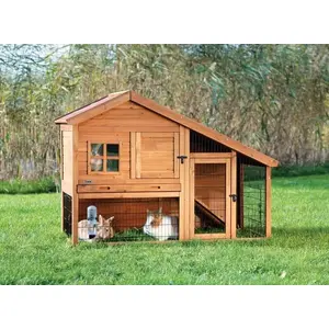 Trušu būris Trixie Natura ar aploku, 151×107×80 cm — mājas/āra būris TX-62335