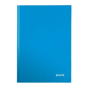 Блокнот Leitz WOW A4 Синий в клетку в твердом переплете 80 листов 90г