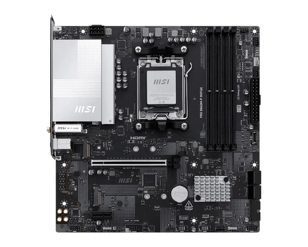 MSI PRO B840M-P WIFI6E micro ATX motherboard Photo 8