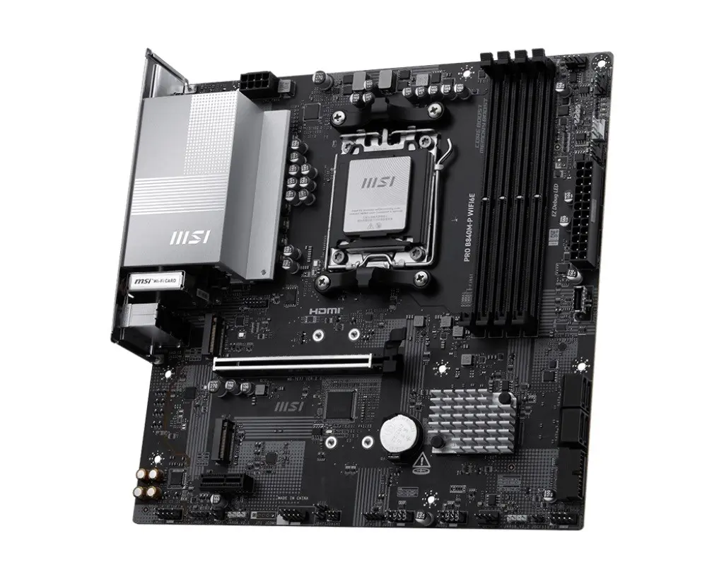 MSI PRO B840M-P WIFI6E micro ATX motherboard Photo 10
