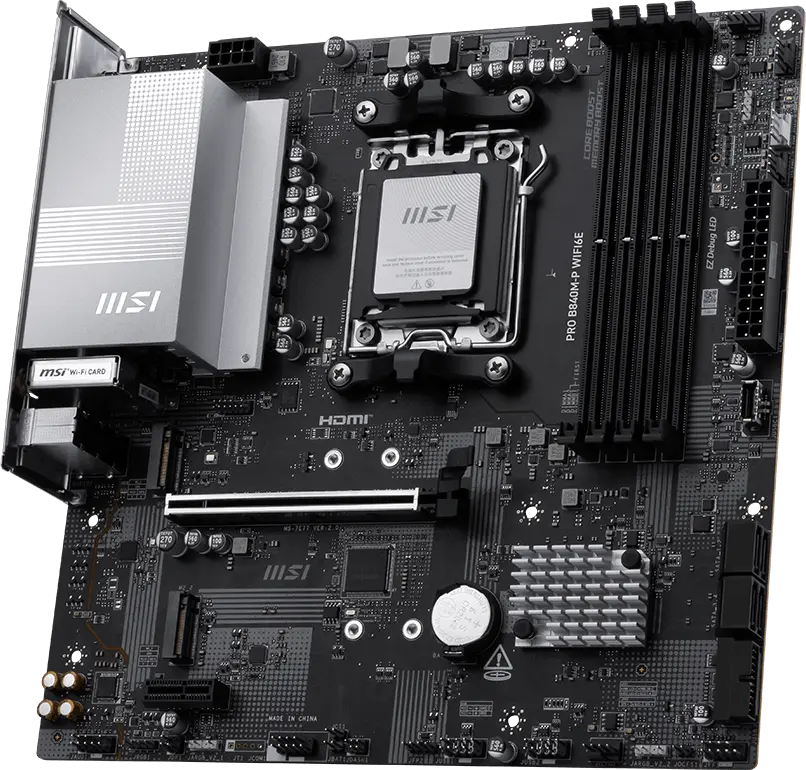 MSI PRO B840M-P WIFI6E Motherboard Photo 13