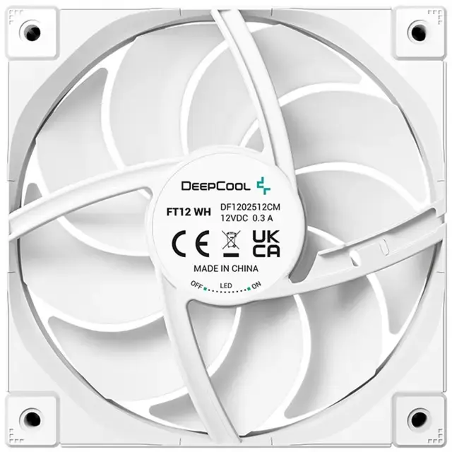 Case fan DeepCool FT12 WH 120 mm Photo 3