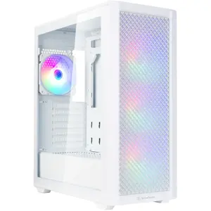 Tower PC case SILVERSTONE FARA 515FXR (white) — mid-tower chassis, ATX/micro-ATX compatible