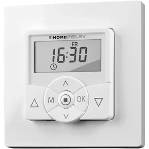 Timer HOMEPILOT 10501002 for roller shutter motors, white