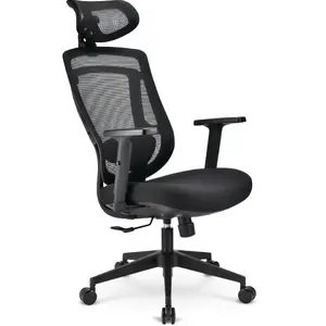 Office chair Sharkoon OfficePal C10 — black, ergonomic design, adjustable height