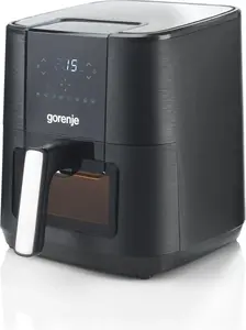 Gorenje AF1350DWB karstā gaisa friteris melns 1350 W 5.4 l tilpums skārienjūtīga vadība LED displejs ar lodziņu