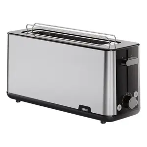 Toaster Braun HT 1610 1030 W Black Stainless Steel