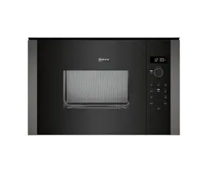 NEFF HLAWD23G0 Built-in Solo Microwave 20 L 800 W Graphite with LED Display and Rotary Controls
