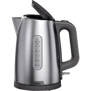 Электрический чайник Braun 1.7 литра 2200 ватт серый
