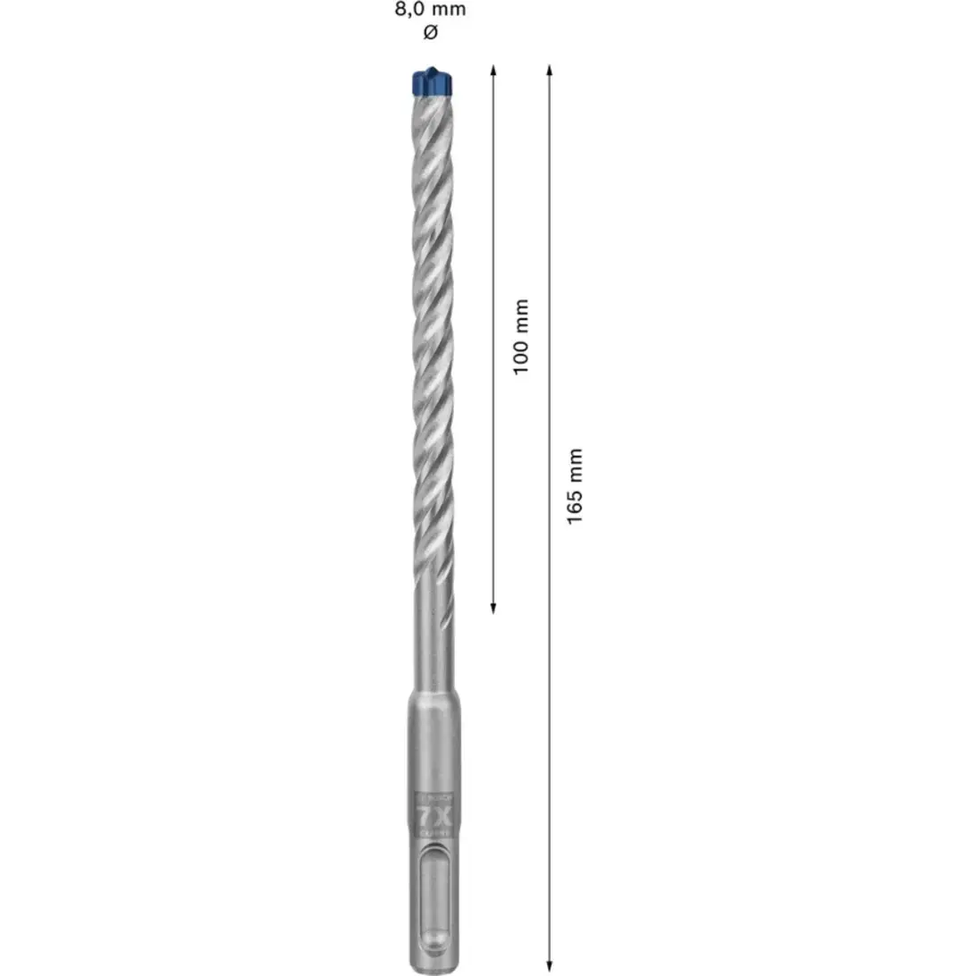 Bosch Expert SDS-plus-7X hammer drill bit 8x100 mm Photo 3