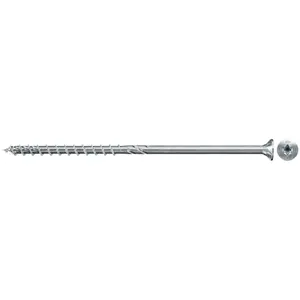 Wood construction screw FISCHER PowerFast II 8.0x220 mm countersunk head TX galvanized