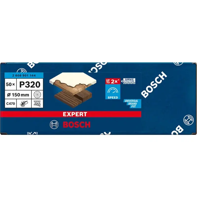 Sanding sheet Bosch Expert C470 150 mm K320 Photo 2