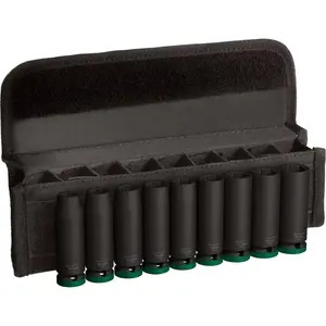 Набор головок Bosch PRO 1/2" 9 предметов, глубокие, чёрные