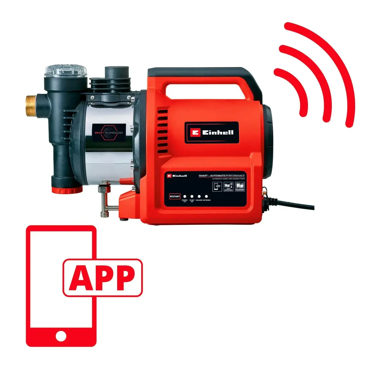 EINHELL GE‑AW 1144 SMART water pump — 1100 W Photo 3