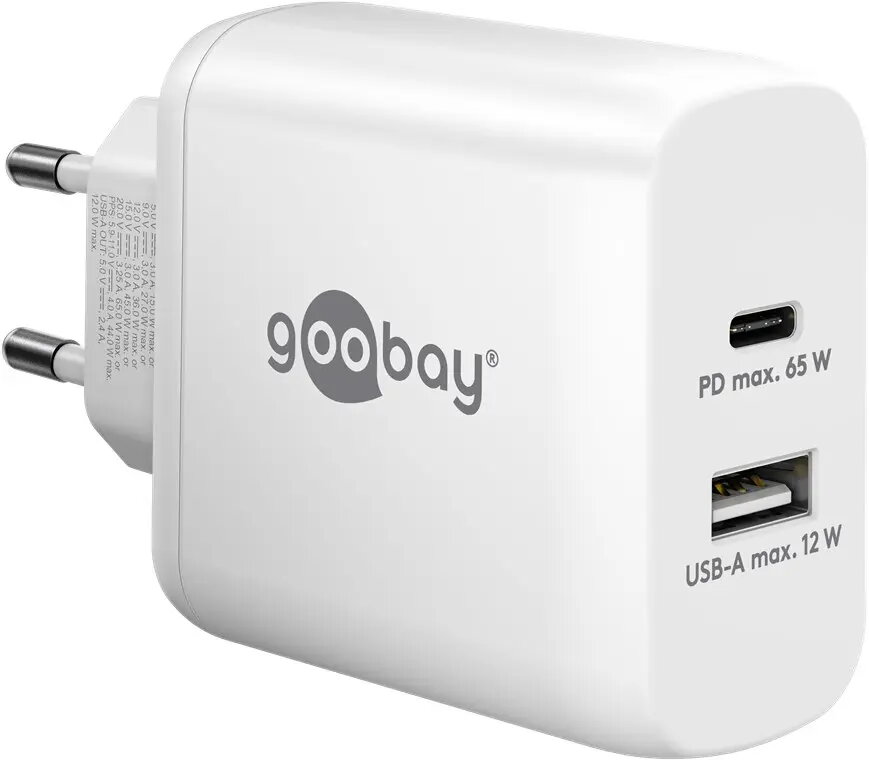 GOOBAY 65410 Ištelpu AC Lādētājs Austiņām