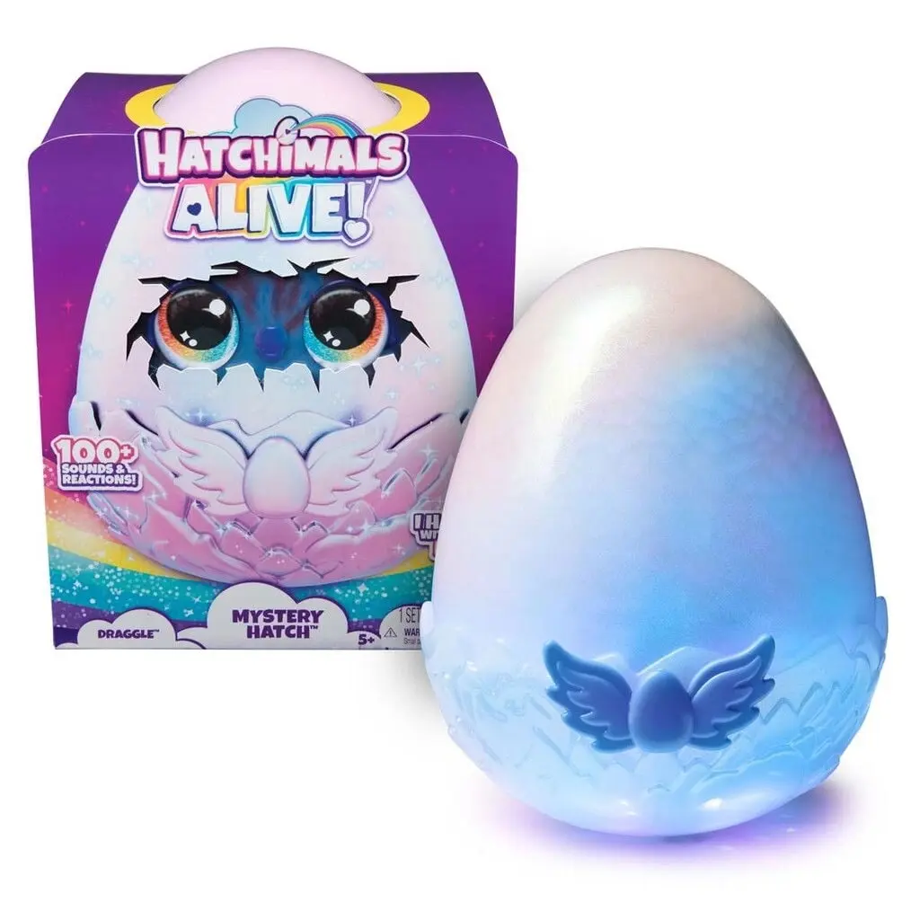 Hatchimals Alive Interaktīvā rotaļlieta Mystery Hatch Draggle Photo 10