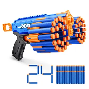 Игрушечный бластер Zuru XSHOT Insanity Manic, 24 дротика, дальность стрельбы 27 м, разноцветный