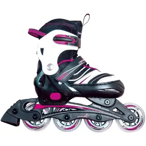 Inline skates Muuwmi adjustable children's size 37–40, pink/black
