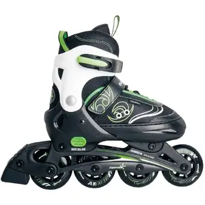 Muuwmi adjustable children's inline skates model 425AU size 29–32 Green/Black