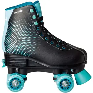 Roller skates Muuwmi Disco adjustable size 35–38 turquoise/black