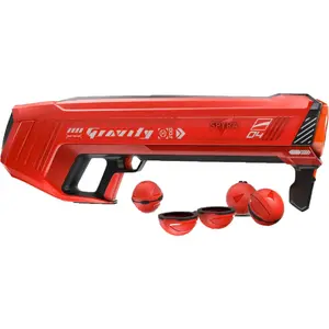 Water bomb launcher SpyraOne Spyra Gravity red SPGR1R — battery-free refillable water blaster