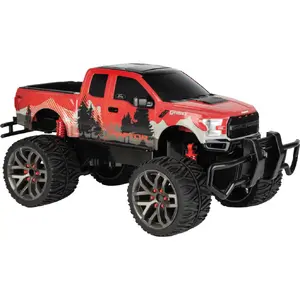 Радиоуправляемая машина CARRERA Ford F-150 Raptor 2.4GHz, красно‑чёрная — внедорожный грузовик на пульте