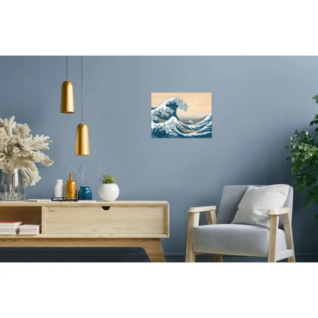 Ravensburger CreArt The Great Wave Hokusai 23690 paint kit Photo 4