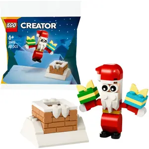 Construction toy LEGO Santa's Chimney polybag 30692 – mini seasonal build set