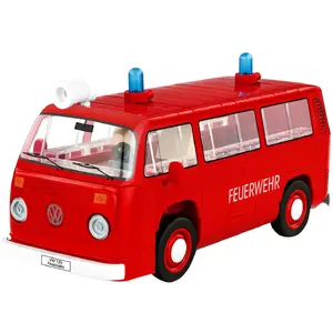 Construction toy Cobi Volkswagen T2b Fire Engine 1:35 scale, red
