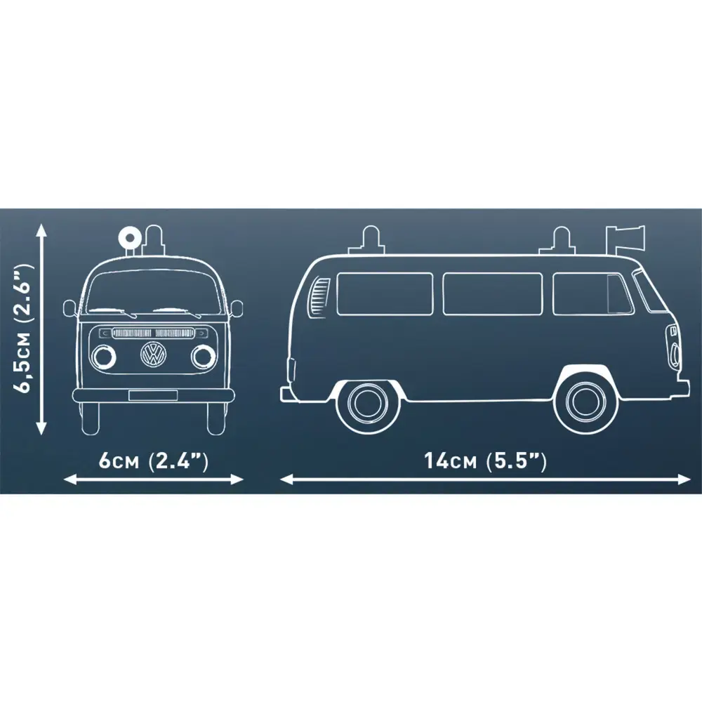 Cobi Volkswagen T2b Fire Engine 1:35 model Photo 2
