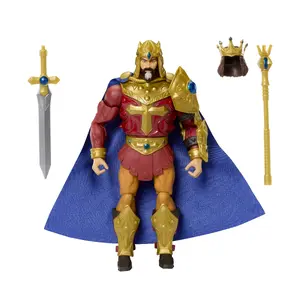 MATTEL Masters of the Universe Masterverse New Eternia King Randor Action Figure Multicolour Plastic for Children from 6 Years