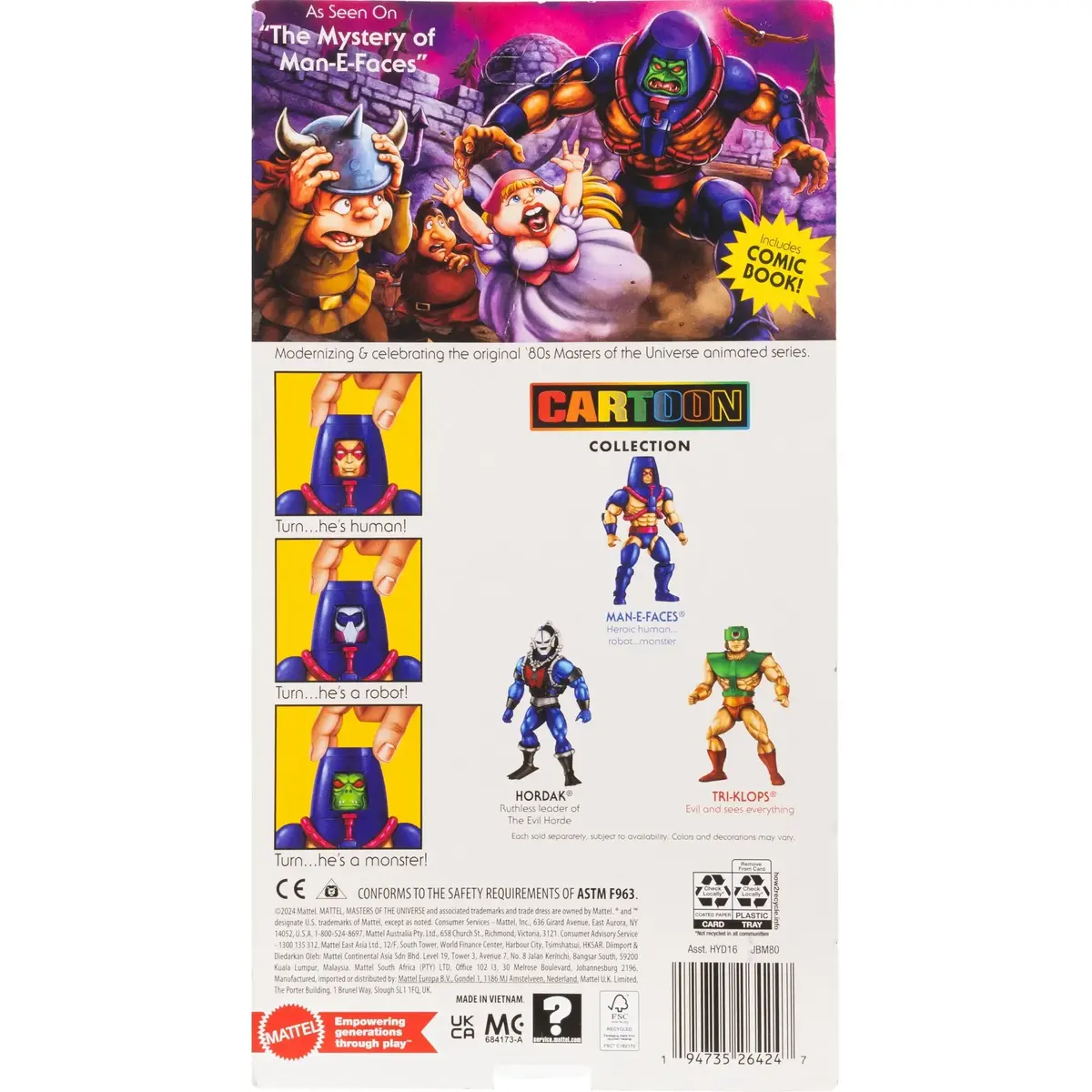 MATTEL M.O.T.U. Origins Man-E-Faces JBM80 figūra Photo 3