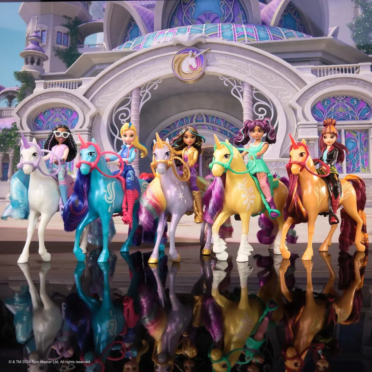 Action/Adventure Spinmaster Unicorn Academy Ava Doll Playset Photo 6