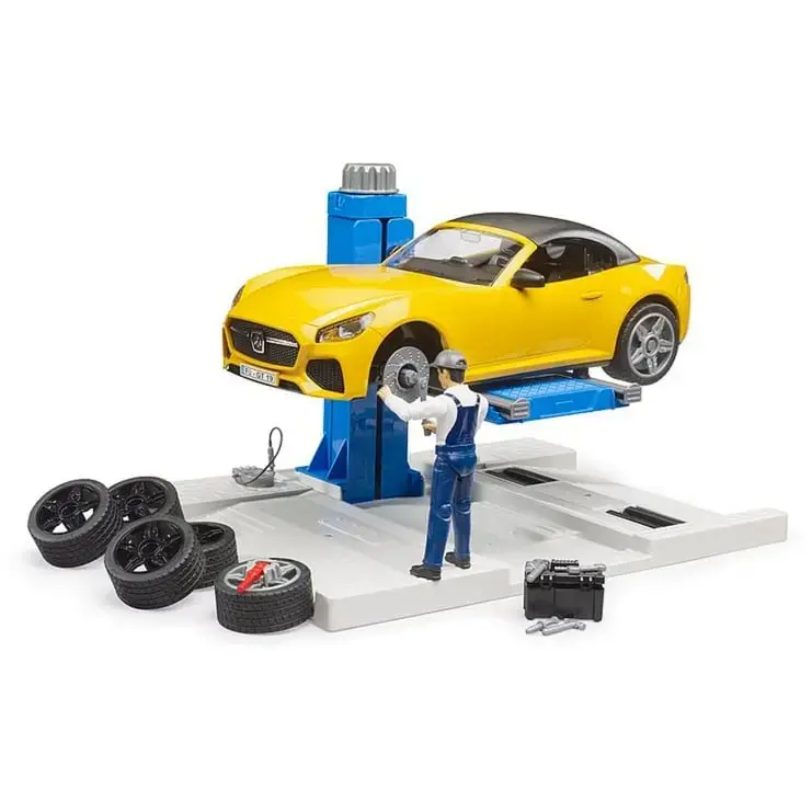 BRUDER Car Service Center bworld 62112 набор Photo 2
