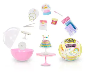 Miniverse Make It Mini Birthday mini kolekcija no MGA Entertainment, 8–18 g., plastmasa un sveķi, daudzkrāsains