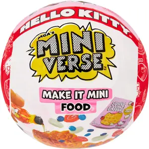 Mini kolekcijas MGA Entertainment Miniverse Make It Mini SANRIO — dažādi mini priekšmeti/figūras (blind pakas)