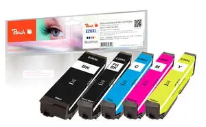 Набор картриджей PEACH PI200-285 совместимый High (XL) 5 шт. для Epson — черный 15 мл, цветные 11 мл