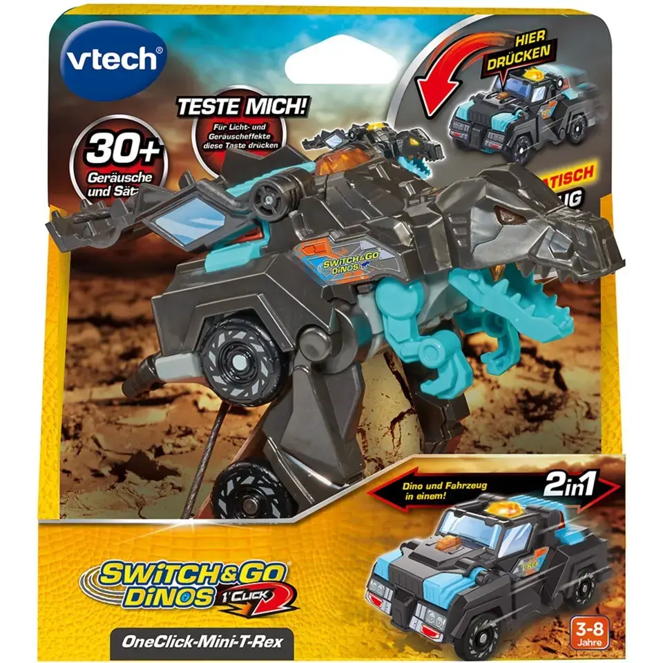 VTech Switch & Go Dinos OneClick Mini T‑Rex toy figure Photo 4