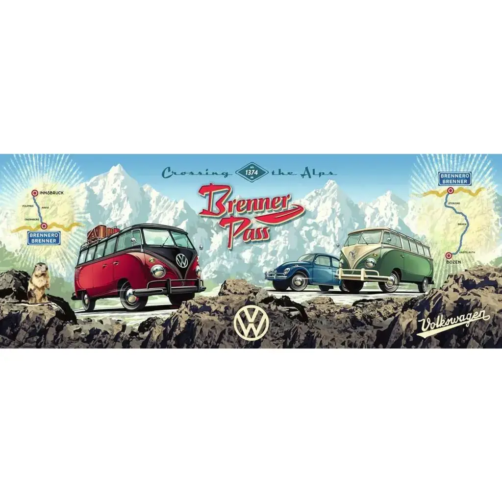 Ravensburger панорамный пазл С Билли через Бреннер 1000 Photo 2