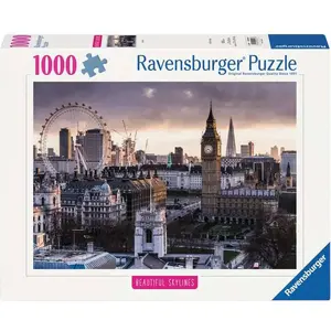Пазл Ravensburger Beautiful Skylines London, 1000 деталей, для взрослых