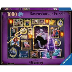 Пазл Ravensburger Villainous Ursula 1000 элементов, 1000-детальный пазл Ravensburger