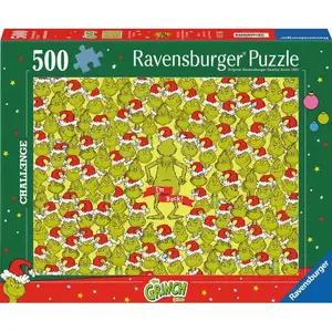 Пазл Ravensburger Merry Grinchmas Challenge — 500 деталей, печать изображения, картон