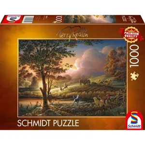 Пазл schmidt spiele Terry Redlin «Sun Gold over Ripe Fields» — 1000 деталей