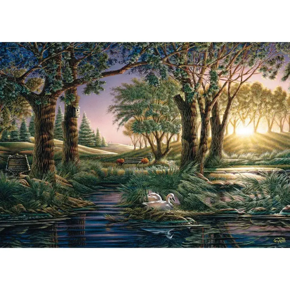 Jigsaw Puzzle schmidt spiele Terry Redlin 1000 pcs Photo 2