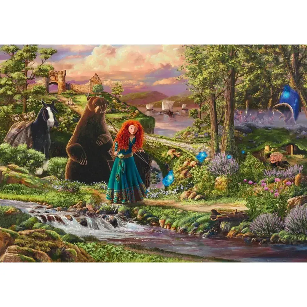 Пазл 1000 шт Schmidt Spiele Thomas Kinkade Disney Brave Photo 2